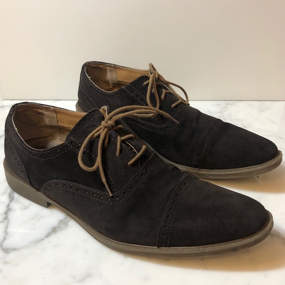Calvin Klein Other - Calvin Klein Gaige 13 Brown Suede Leather Oxfords